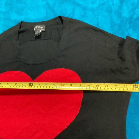 Torn by Ronny Kobo Jovia Heart Sweater - Picture 9 of 11